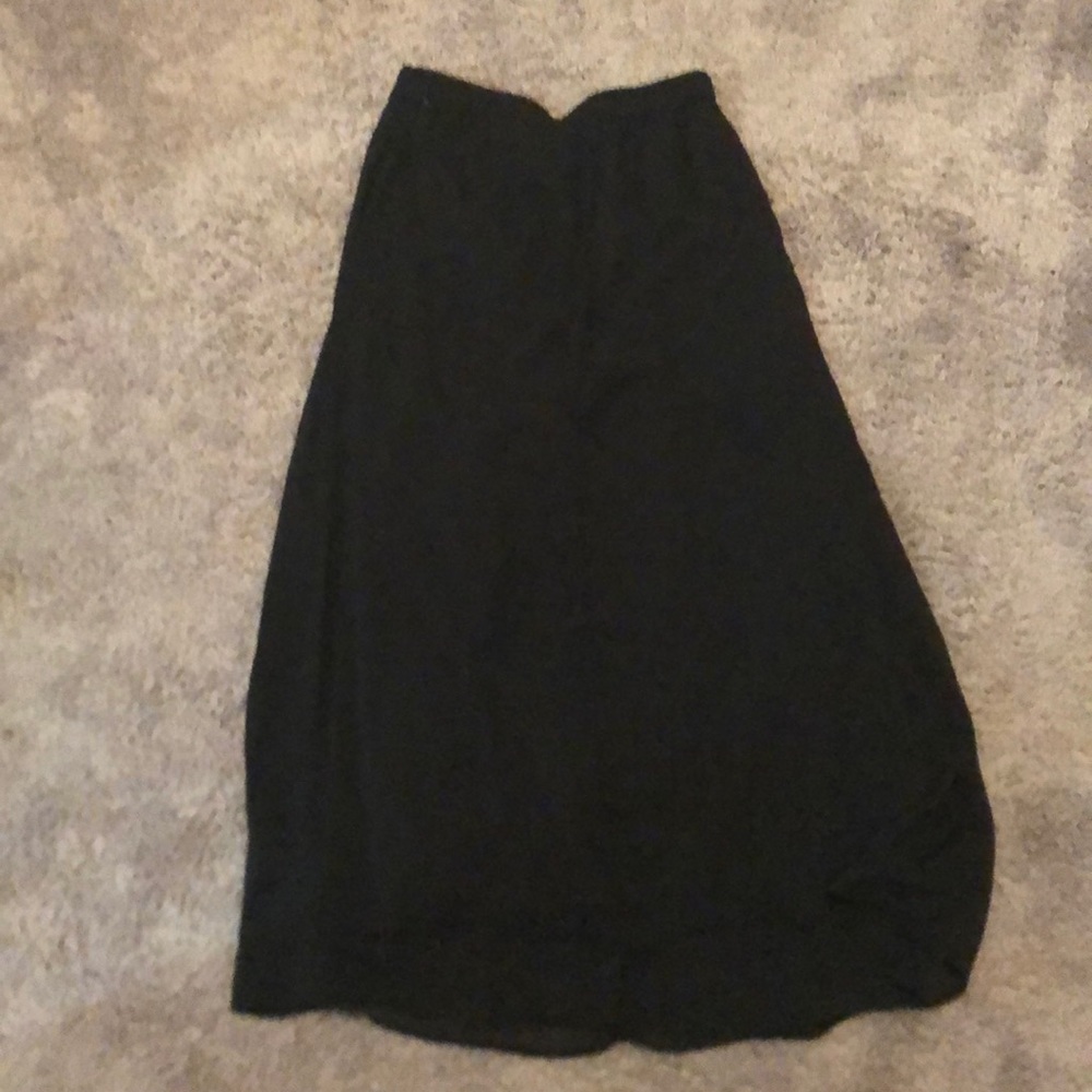 Long black skirt